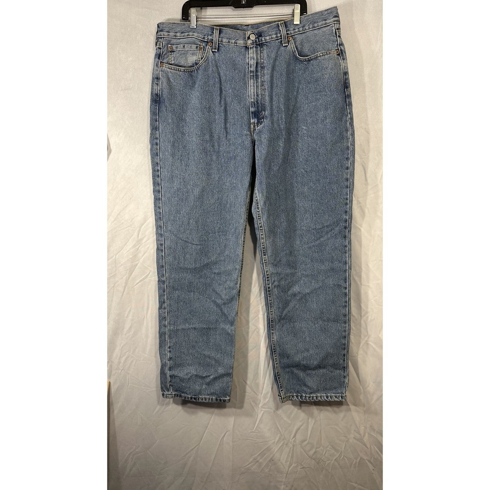 Levi's 550 Medium Wash Blue Jeans Men's True Size 40x32 Casual Blue‎ Jeans